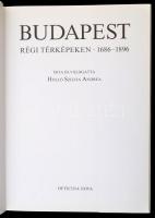 Holló Szilvia Andrea: Budapest régi térképeken 1686-1896. Bp., 1994, Officina Nova. Műbőr kötésben, ...