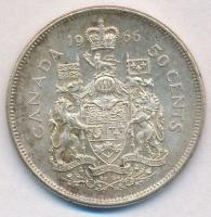 Kanada 1966. 50c Ag "II. Erzsébet" T:2
Canada 1966. 50 Cents Ag "Elizabeth II" ...