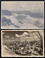 1919-1941 Vegyes nyomtatván tétel, köztük képeslap, okmány, térkép, borcímke