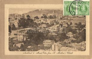 Auckland, Mount Ede from St. Matthews Church, TCV card (fa)