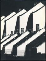 cca 1973 Gebhardt György (1910-1993) budapesti fotóművész hagyatékából 2 db vintage fénykép, az egyi...