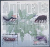 Emlősállatok kisív, Mammalian Animals mini sheet