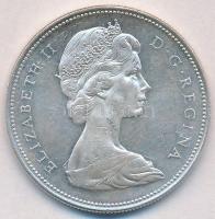 Kanada 1965. 1$ Ag II. Erzsébet T:2 Canada 1965. 1 Dollar Ag Elizabeth II C:XF Krause KM#64.1
