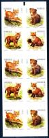 Puppy stamp-booklet, Állat kölykök bélyegfüzet