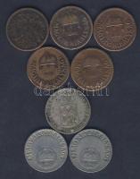 1926+1927. 10f + 1933. 2f (4x) T:2,3 + Ausztria 1848. 6Kr T:3 + 1906. 2h T:2/3