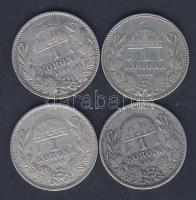 1K Ag 1893 (2x), 1894, 1896 T:2,2/3