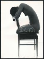 cca 1983 Menesdorfer Lajos (1941-2005) budapesti fotóművész hagyatékából 3 db vintage fotó, jelzés n...