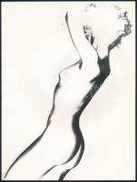 cca 1980 Menesdorfer Lajos (1941-2005) budapesti fotóművész hagyatékából 3 db vintage fotó, jelzés n...