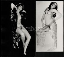 cca 1972 Szolidan erotikus mutatványok, 3 db vintage fénykép, 24x18 cm és 21,5x11,5 cm között / 3 erotic photos