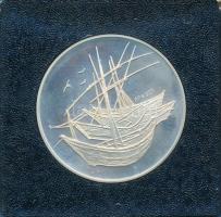 Kiss Kovács Gyula (1922-1984) DN "Van Gogh" Ag emlékérem ÁPV plasztiktokban (15,94g/0.925/...