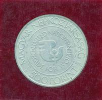 1984. 500Ft Ag "Nők évtizede" eredeti tokban, tanúsítvánnyal T:BU 
Adamo EM77