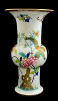 Herendi Chinois mintás váza, kézzel festett, jelzett, hibátlan, m: 34 cm