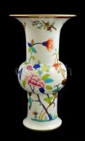 Herendi Chinois mintás váza, kézzel festett, jelzett, hibátlan, m: 34 cm
