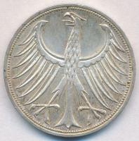 NSZK 1967G 5M Ag T:2
FRG 1967G 5 Mark Ag C:XF