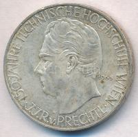 Ausztria 1965. 25Sch Ag Műszaki Főiskola - Bécs T:1- kis patina Austria 1965. 25 Schilling Ag Technical College - Vienna C:AU small patina Krause KM#2897