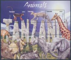 Emlősök kisív, Mammals mini sheet