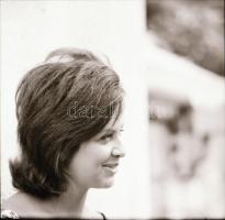 1963 Domján Edit színésznő portré felvételei, 5 db vintage negatív Kotnyek Antal (1921-1990) fotórip...