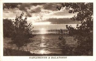 Balaton, naplemente (EK)