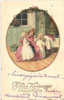 Boldog Karácsonyi Ünnepeket! / Christmas. M. Munk Nr. 1206. s: P. Ebner