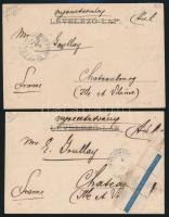 1905 Egy Béla és egy másik azonosítatlan országgyűlési képviselő fényképe díszmagyarban aláírásuk ké...