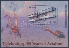 The 100th anniversary of the Aviation block, A repülés 100. évfordulója blokk