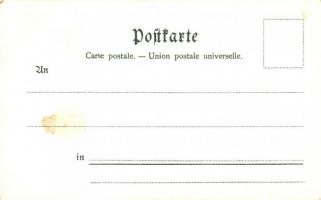 Firenze, Florence, Florenz. Geographische Postkarte v. Wilhelm Knorr No. 122. Art Nouveau litho (fl)