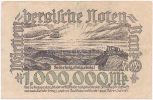 Németország / Weimari Köztársaság / Stuttgart 1923. 1.000.000M szükségpénz T:III-
Germany / Weimar ...