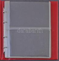 Kis alakú képeslapalbum 56 férőhellyel / Small sized postcard album for 56 postcards (22 cm x 26 cm)