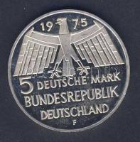 NSZK 1975. 5M Ag "Műemlékvédelmi év" T:BU