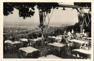 Budapest XII. Jánoshegy, Kilátás az étterem teraszáról