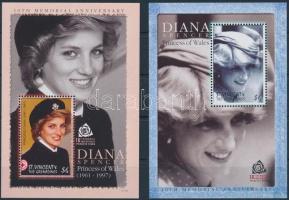 Princess Diana mini sheet + blockset Diána hercegnő kisív + blokksor