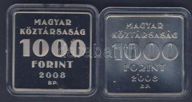 2008. 1000Ft + 1000Ft "Telefonhírmondó" pár T:BU+PP