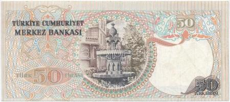 Törökország 1976 (1970). 50L T:II-
Turkey 1976 (1970). 50 Lirasi C:VF
Krause 188