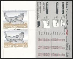 Fókák bélyegfüzet Seals stamp-booklet