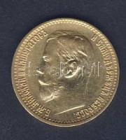 Oroszország 1898. 5R Au 4,3013g T:2