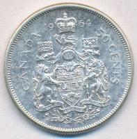Kanada 1963. 50c Ag "II. Erzsébet" T:2
Canada 1963. 50 Cents Ag "Elizabeth II" ...