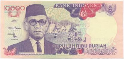 Indonézia 1992. 10.000R T:III ly. Indonesia 1992. 10.000 Rupiah C:F holes Krause 131