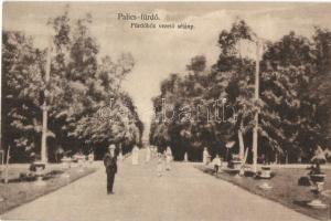 Palics-fürdő, Palic; Fürdőhöz vezető sétány / promenade to the spa