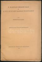 Berkovits Ilona: A Kassai-Graduale és a XVI. századi kassai festészet. Bp., 1942, Franklin. Kiadói papírkötésben. Jó állapotban.