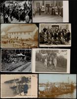 cca 1925-1960 Kis vegyes fotó tétel, életképek, rendezvények, stb., kb. 30 db, különböző méretben