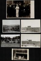 cca 1925-1960 Kis vegyes fotó tétel, életképek, rendezvények, stb., kb. 30 db, különböző méretben