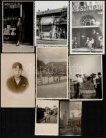 cca 1925-1960 Kis vegyes fotó tétel, életképek, rendezvények, stb., kb. 30 db, különböző méretben