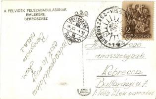 1938 Beregszász, Berehove; bevonulás, honleányok / entry of the Hungarian troops, compatriot women +...