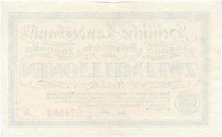 Németország / Weimari Köztársaság / Darmstadt 1923. 2.000.000M szükségpénz vízjeles papíron T:I-,II
...