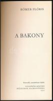 Rómer Flóris: A Bakony. 1971, Veszprém Megyei Múzeumok Igazgatósága. Kiadói papírkötés, gerincnél ki...