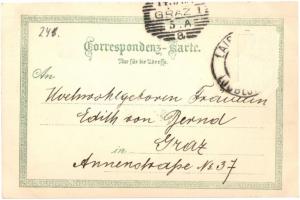 1897 (Vorläufer!) Ljubljana, Laibach; St. Jakobs-Damm / dam. Carl Otto Hayd Kunstverlags-Anstalt Mün...