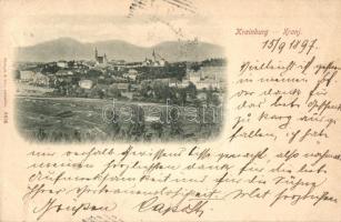 1897 (Vorläufer!) Kranj, Krainburg; general view (Rb)