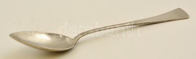 Ezüst(Ag) 3 db teáskanál, jelzett, h: 13 cm, nettó: 54 g