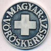 DN "Magyar Vöröskereszt / A véradó mozgalomért" jelzett Ag emlékérem (27,26g/0.925/40mm) T:2(PP)