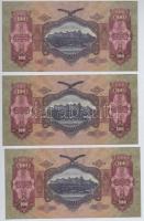 1930. 100P (3x) sorszámkövetők T:I,I- fo.
Adamo P17